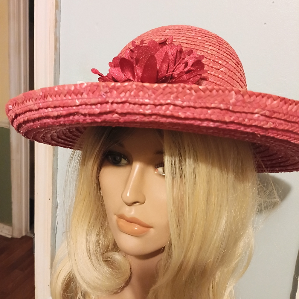 Elegant Pink Sun Hat